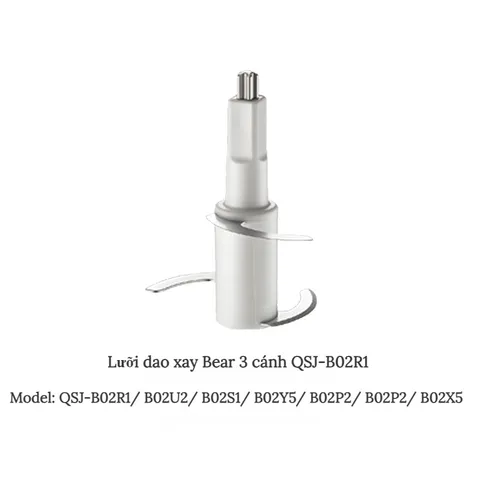 Cối Thủy Tinh Thay Thế Cho Máy Xay Sinh Tố Bear - Phụ Kiện Hỗ Trợ Các Model QSJ-B02R1, B02U2, B02S1, B02Y5, B02P2, B02X5
