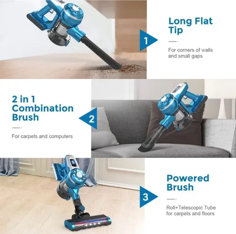 Máy Hút Bụi VICSOO W10 - Hút Đệm, Hút Sofa, Công Suất 120W, Thiết Kế Không Dây Tiện Lợi, Giải Pháp Vệ Sinh Hiệu Quả Cho Gia Đình