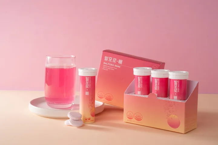 Viên Sủi Giảm Cân Balporo Bbae Hàn Quốc - Hỗ Trợ Đốt Mỡ, Kiểm Soát Cân Nặng, Vitamin Thiên Nhiên, Hộp 3 Ống