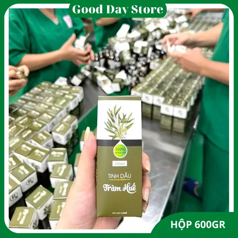 Tinh Dầu Tràm Huế Hồng Tâm Nguyên Chất 100ml - Giữ ấm, Đuổi Muỗi, Thơm Phòng Tự Nhiên Chất Lượng Cao