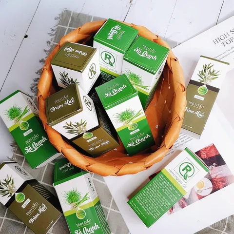 Tinh Dầu Sả Chanh Nguyên Chất Hồng Tâm - Tinh Dầu Đuổi Muỗi Thơm Phòng, Khử Mùi Tự Nhiên, Tinh Dầu Thiên Nhiên Việt Nam