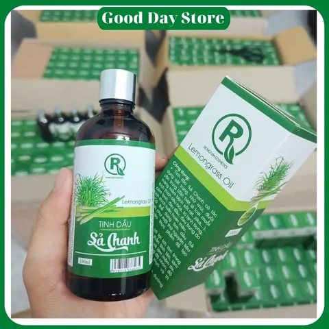 Tinh Dầu Sả Chanh Nguyên Chất Hồng Tâm - Tinh Dầu Đuổi Muỗi Thơm Phòng, Khử Mùi Tự Nhiên, Tinh Dầu Thiên Nhiên Việt Nam