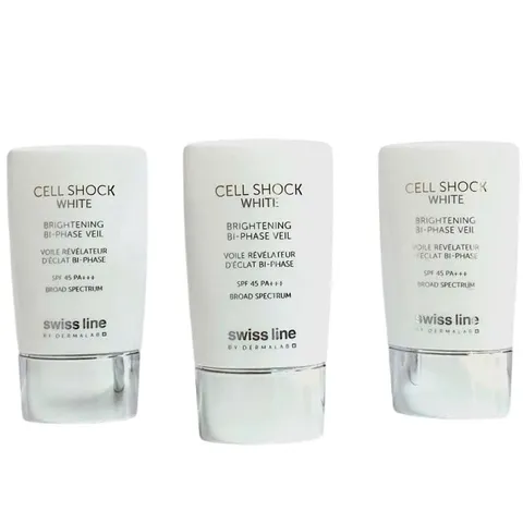 Sữa Chống Nắng Swissline Cell Shock Invisible Bi-Phase Veil SPF 50 PA++ 45ml - Dưỡng ẩm và bảo vệ da hiệu quả khỏi tia UV