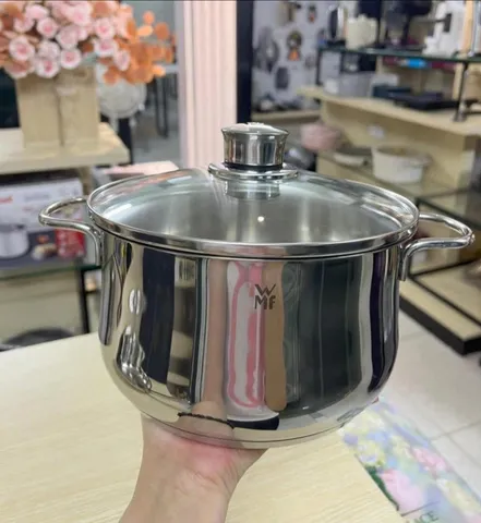 Bộ Nồi WMF Diadem Plus 3 Món - Nồi, Xoong, Chảo Inox Chất Lượng Cao, Thiết Kế Sang Trọng, An Toàn Cho Sức Khỏe