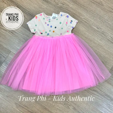 Váy Ren Hồng Bé Gái Next UK - Trang Phục Thời Trang Dễ Thương, Phù Hợp Mọi Dịp, Chất Liệu Cotton Mát Mẻ, Giá Tốt