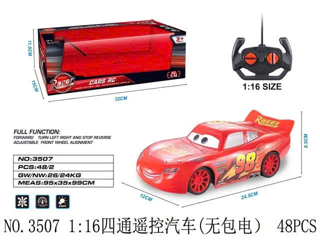 Đồ Chơi Xe Ô Tô McQueen 95 Racer Điều Khiển Từ Xa - Xe Chạy Bằng Pin Có Đèn LED - Đồ Chơi Giải Trí Cho Trẻ Em