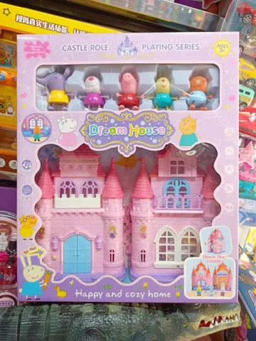 Đồ Chơi Nhà Búp Bê Heo Peppa Có Đèn LED & Âm Thanh Vui Nhộn - Quà Tặng Trẻ Em Thiết Kế Đáng Yêu