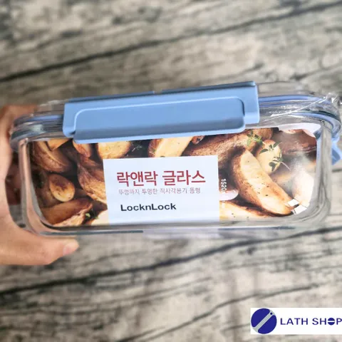 Hộp Thủy Tinh Chịu Nhiệt LocknLock Nắp Vòm Nhựa Tritan Trong Suốt, Khóa 4 Cạnh - LLG494-1.520ml