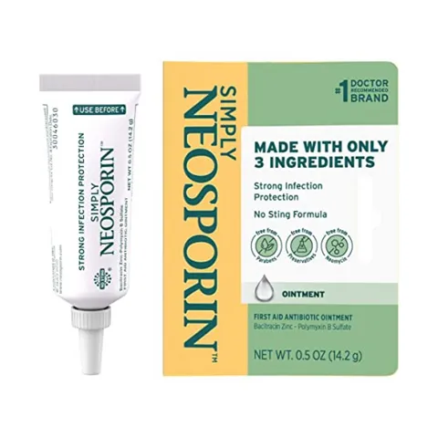 Kem mỡ kháng viêm  Simply Neosporin Ointment, Kem sẹo  Simply Neosporin
