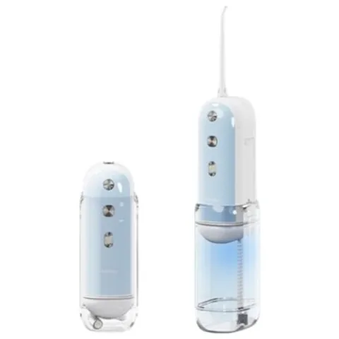 Máy Tăm Nước Không Dây Mini Mooas MWF-P7 - Tiện Lợi Cho Du Lịch, Sạch Sẽ Răng Miệng, Có UVC, Pin Sạc, 4 Chế Độ Phun