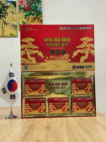 Tinh Dầu Thông Đỏ Vita Red Gold 120 Viên - Thực Phẩm Chức Năng Bảo Vệ Sức Khỏe Nhập Khẩu Hàn Quốc Chính Hãng