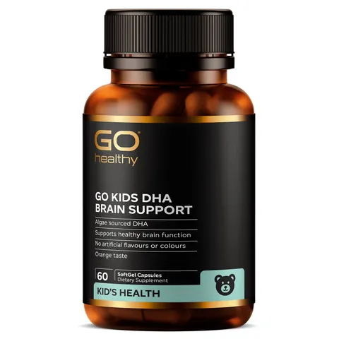 Viên Nhai Bổ Sung DHA Cho Bé New Zealand Go Kids DHA Brain IQ 60 Viên
