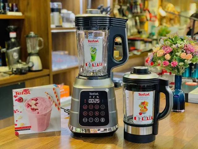Máy Làm Sữa Hạt Đa Năng Tefal BL985 - 2 Cối Xay Thủy Tinh và Tritan, Công Suất 1300W, 10 Chương Trình Nấu, An Toàn và Hiện Đại