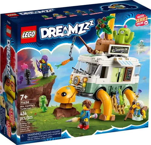 Bộ Đồ Chơi Xếp Hình LEGO Dreamzzz - Xe Van Hình Rùa Của Quý Bà Castillo 71456, 434 Chi Tiết - Trải Nghiệm Phiêu Lưu Kỳ Diệu Cho Trẻ Em