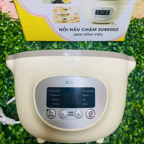 Phụ Kiện Nồi Bear 1.6L - Nắp Thủy Tinh và Xửng Hấp Sube002 cho Bé Ăn Dặm - Sản Phẩm Thay Thế Chính Hãng