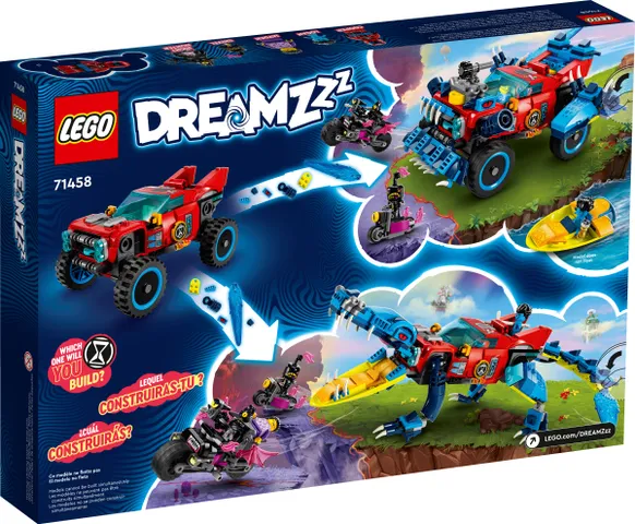 Đồ Chơi Xếp Hình Chính Hãng LEGO DREAMZzz Crocodile Car 71458 - 494 Chi Tiết