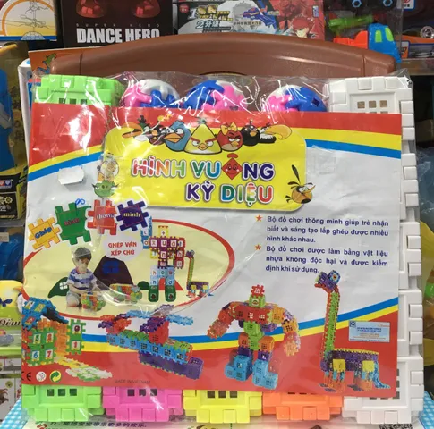 Bộ Đồ Chơi Ghép Hình Thông Minh - Ghép Vần Xếp Chữ Hình Vuông Kỳ Diệu, Phát Triển Tư Duy Và Khả Năng Sáng Tạo Cho Trẻ Em