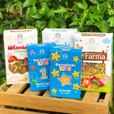 Mì Nui Rau Củ Hữu Cơ Bartolini 250g - Dành Cho Trẻ Từ 10 Tháng Tuổi Ăn Dặm, Giúp Bé Ngon Miệng và Dinh Dưỡng