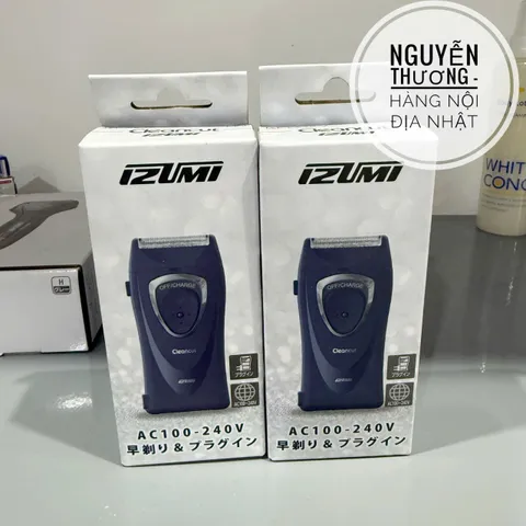 Máy cạo râu Izumi Nhật Bản - Thiết kế hiện đại, công nghệ tiên tiến, tiết kiệm năng lượng, dễ sử dụng và bảo quản, kết nối Bluetooth.