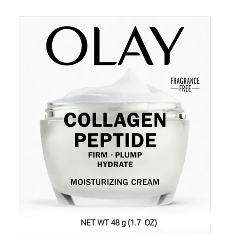 Kem Dưỡng Trắng Da Olay Collagen Peptide 48gr - Giúp Cấp Ẩm, Xóa Vết Nhăn, Làm Mịn Da, Chăm Sóc Da Tươi Trẻ, Mỹ