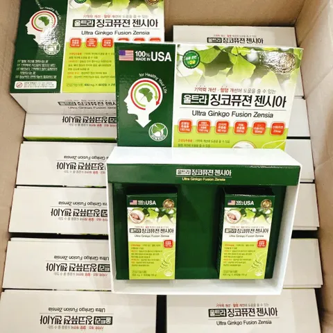 Bổ Não Ultra Ginkgo Fusion Zensia Hàn Quốc 120 Viên - Tăng Cường Trí Nhớ, Tập Trung, Hỗ Trợ Người Cao Tuổi