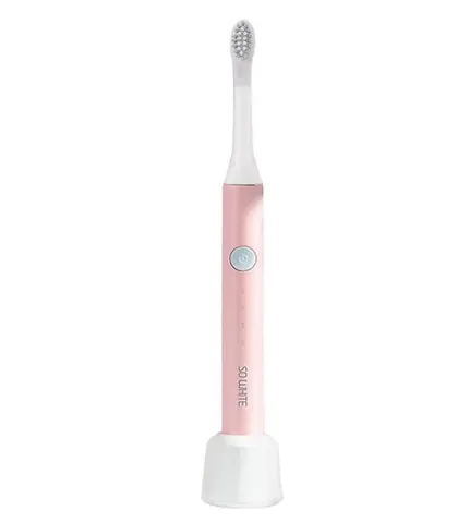 Bàn chải điện Xiaomi Pin jing So White Sonic - Bàn chải đánh răng thông minh màu hồng, tần số 31,000 lần/phút, thiết kế thời trang