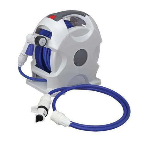 Bộ Cuộn Ống Tưới Cây Tự Động 15m Takagi R715FJC2 - Dụng Cụ Tưới Nước Ngoài Trời Gia Đình, Ống Chịu Nhiệt 60°C