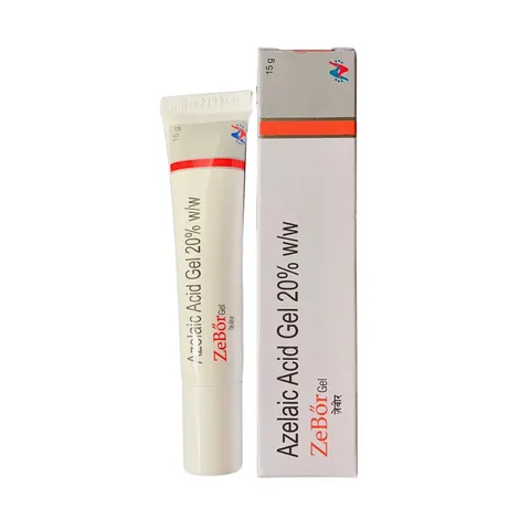 Kem Dưỡng Ẩm Zebor Gel Azelaic Acid 20% - Ngăn Ngừa Mụn, Mờ Thâm Da, Giúp Da Mịn Màng 15g