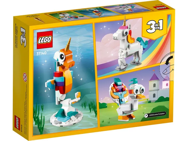Đồ Chơi Xếp Hình Chính Hãng LEGO Creator Magical Unicorn 31140 - 145 Chi Tiết
