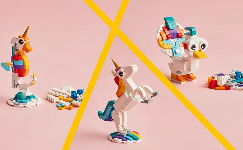 Đồ Chơi Xếp Hình Chính Hãng LEGO Creator Magical Unicorn 31140 - 145 Chi Tiết