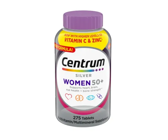 Vitamin Tổng Hợp Centrum Silver Cho Phụ Nữ Trên 50 Tuổi - 275 Viên Bổ Sung Dinh Dưỡng, Cải Thiện Sức Khỏe Tim Mạch & Xương Khớp
