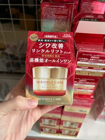 Kem Dưỡng Da Kose Wrinkle Care Grace One Moist Gel Cream - Cấp Ẩm, Chống Lão Hóa, Dưỡng Trắng Da, Phù Hợp Với Mọi Loại Da