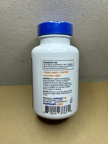 Nattokinase Nutricost 100mg - Viên Uống Hỗ Trợ Sức Khỏe Tim Mạch & Tuần Hoàn Máu - Ngăn Ngừa Cục Máu Đọng