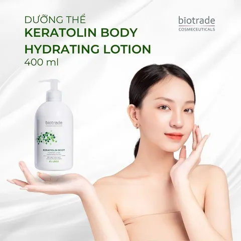Kem Dưỡng Thể Biotrade Keratolin Hydrating Body Lotion 8% Urea 400ml [hàng nhập khẩu]