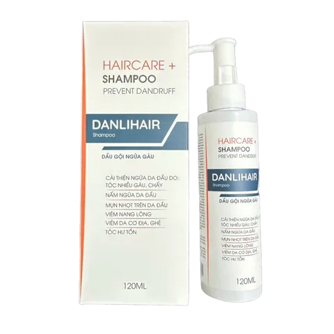 Dầu Tắm Gội Danlihair Chính Hãng - Giảm Gàu, Ngứa Da Đầu, Dưỡng Tóc Yếu, Điều Trị Mụn Nhọt, 120ml