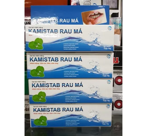 Kamistab rau má gel bôi hỗ trợ nhiệt miệng hiệu quả (hàng date mới)