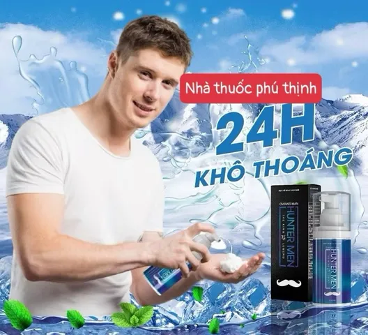 Bọt Vệ Sinh Nam Hunter Men Hương Nước Hoa - Dung Dịch Vệ Sinh Giúp Làm Sạch, Khử Mùi và Giảm Ngứa 100ml