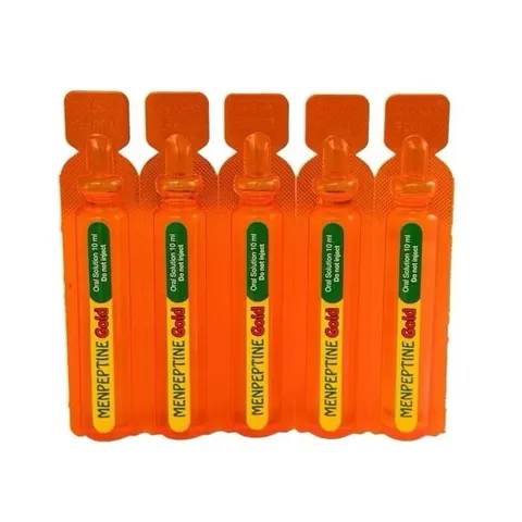 Menpeptine 20 ống hỗ trợ tiêu hóa cho trẻ em - Bổ sung enzyme, giảm đầy bụng, khó tiêu, tăng khả năng hấp thụ dinh dưỡng