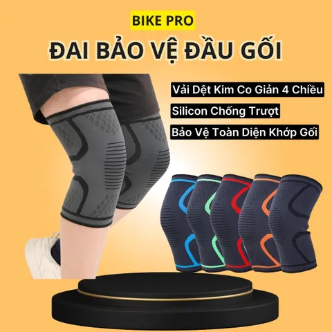 Bó Gối Thể Thao Bảo Vệ 3D - Chất Liệu Thoáng Khí Co Giãn, Đàn Hồi, Phù Hợp Bóng Chuyền, Bóng Đá, Tập Gym, Đạp Xe - Giảm Chấn Thương Khớp Gối