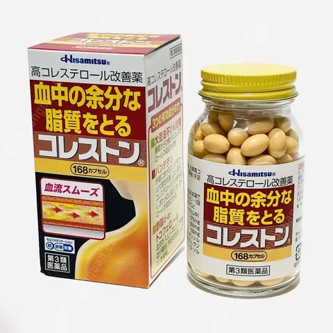 Viên uống giảm mỡ máu cholesterol Nhật Bản Hisamitsu 168 viên - Hỗ trợ tim mạch, kiểm soát cholesterol tự nhiên, bảo vệ sức khỏe tim mạch
