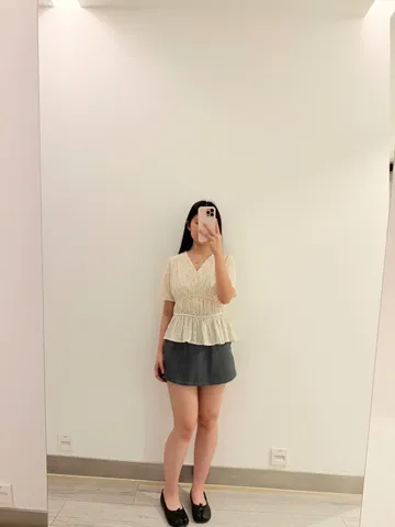 Quần váy dáng chữ A kèm khóa kéo bên hông QJ263