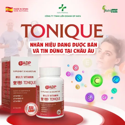 Viên Uống Bổ Sung Canxi TONIQUE - Hỗ Trợ Khỏe Xương, Vitamin D & Khoáng Chất Thiết Yếu, Hộp 30 Viên, Phục Hồi Sức Khỏe