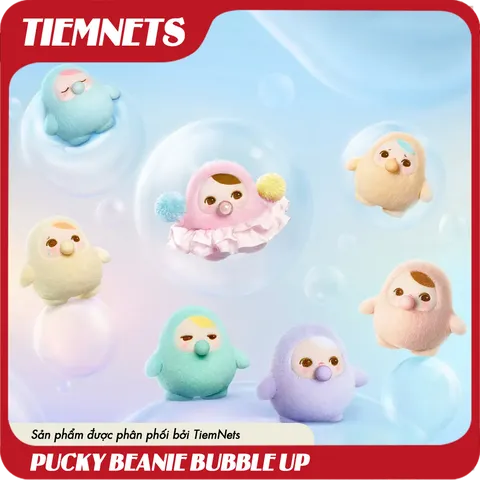 MÔ HÌNH BLIND BOX PUCKY - BEANIE BUBBLE UP - POPMART
