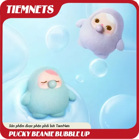 MÔ HÌNH BLIND BOX PUCKY - BEANIE BUBBLE UP - POPMART