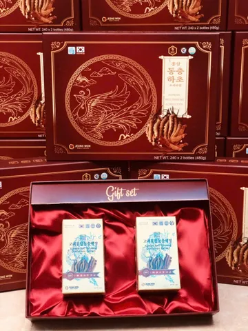 Nước Hồng Sâm Động Trùng JEONG WON Hộp 30 Gói x 80ml - Bổ Sung Dinh Dưỡng, Tăng Cường Sức Đề Kháng và Nâng Cao Thể Lực