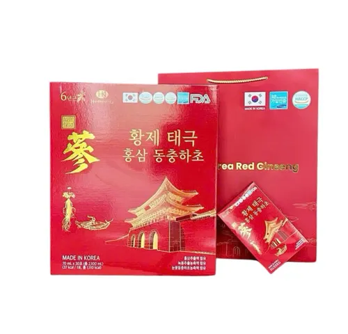 Nước Thiên Sâm Đông Trùng Hạ Thảo Hankwanjang Hàn Quốc - Giải Pháp Tăng Cường Sức Khỏe 30 Gói x 70ml