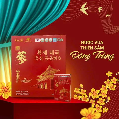 Nước Thiên Sâm Đông Trùng Hạ Thảo Hankwanjang Hàn Quốc - Giải Pháp Tăng Cường Sức Khỏe 30 Gói x 70ml