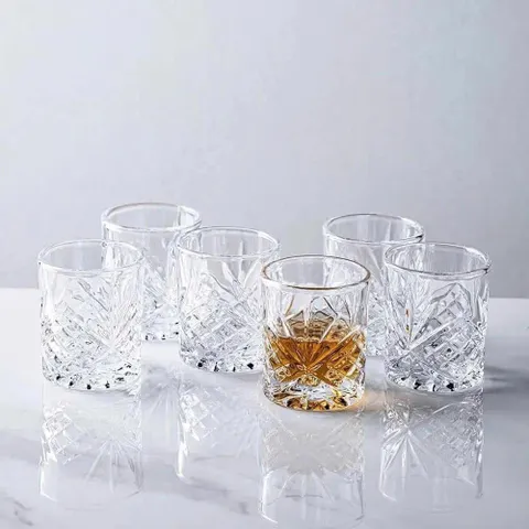 Bộ 6 Cốc Pha Lê Godinger Dublin 325ml - Sang Trọng, Chất Liệu Cao Cấp, Thiết Kế Tinh Xảo, Quà Tặng Hoàn Hảo