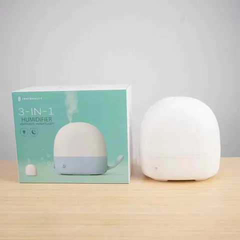 Máy Tạo Ẩm Không Khí TAOTRONICS TT-AH038 - 3 Trong 1 Phun Sương, Khuếch Tán Tinh Dầu, Đèn Ngủ Ấm Áp - Giúp Da Khỏe Mạnh, Ngủ Ngon