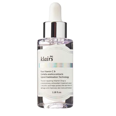 Tinh Chất Dưỡng Sáng Klairs Freshly Juiced Vitamin Drop 35ml - Dưỡng Sáng, Làm Đều Màu Da, Phục Hồi Da Nhạy Cảm, Chiết Xuất Vitamin C